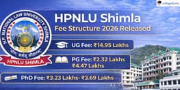 HPNLU Shimla Fee Structure 2026 Released